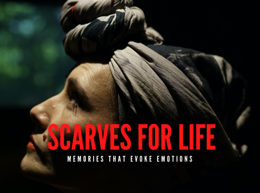 Art in the form of a scarf
