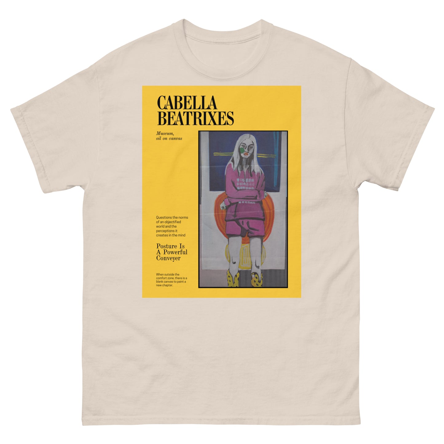 Cabella Beatrixes | Beige T-shirt | Unisex