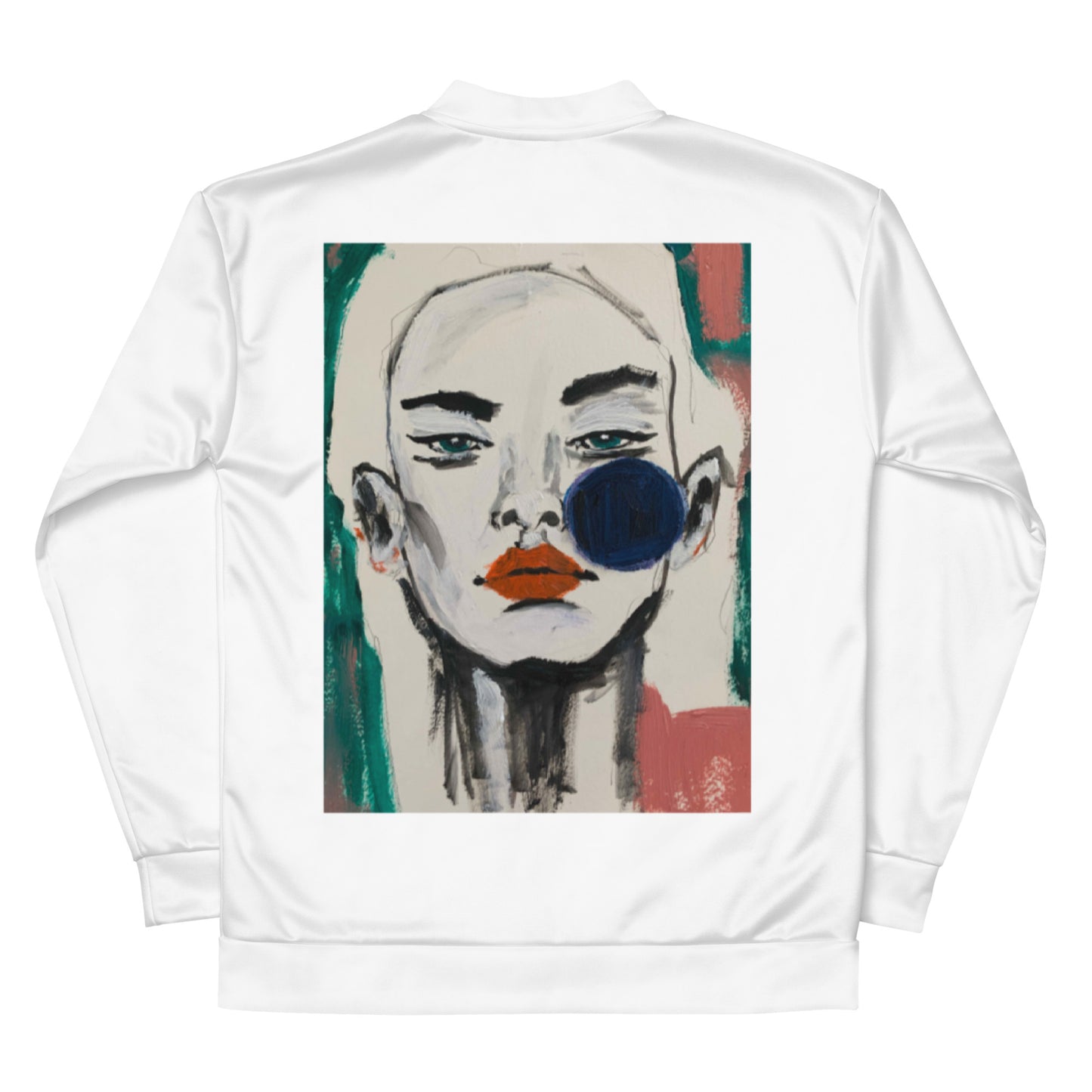 Energy White Bomber Jacket