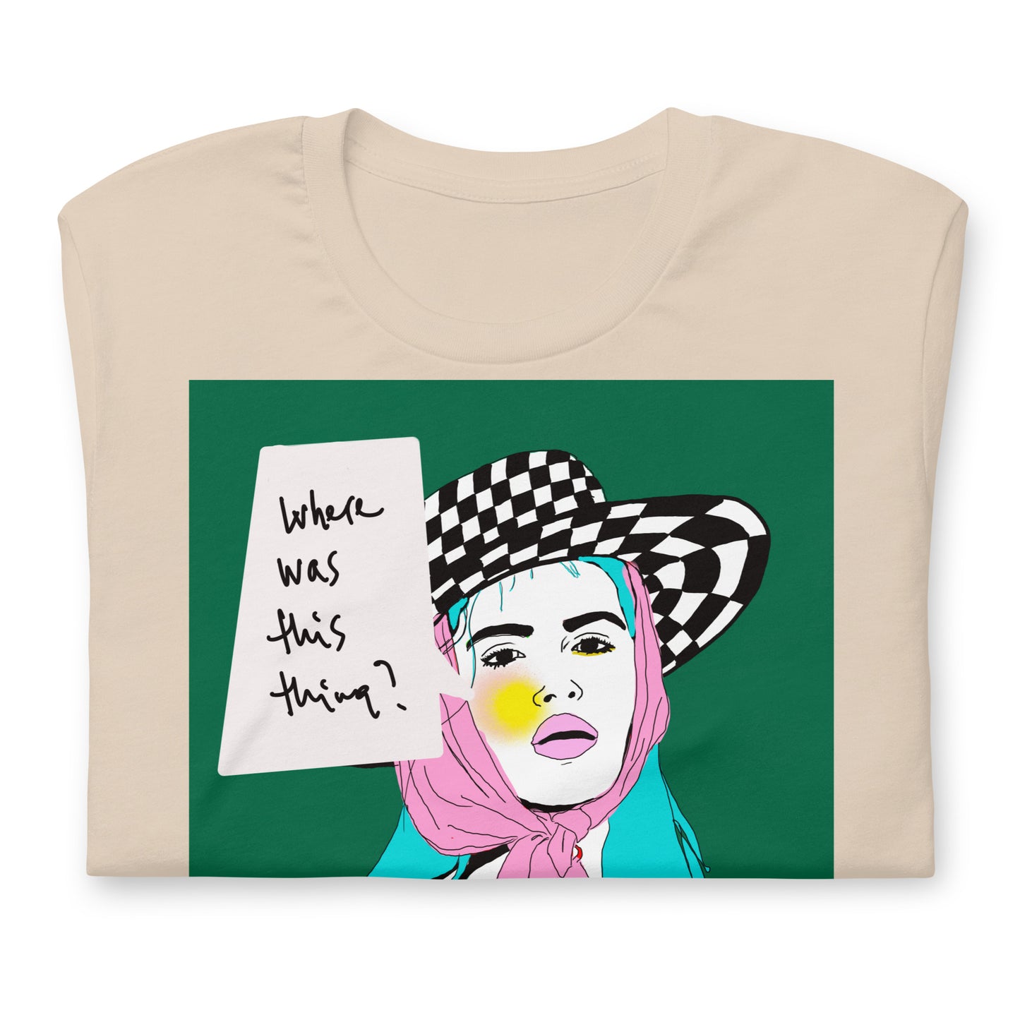 WHERE WAS THIS THING | SOFT CREAM T-SHIRT