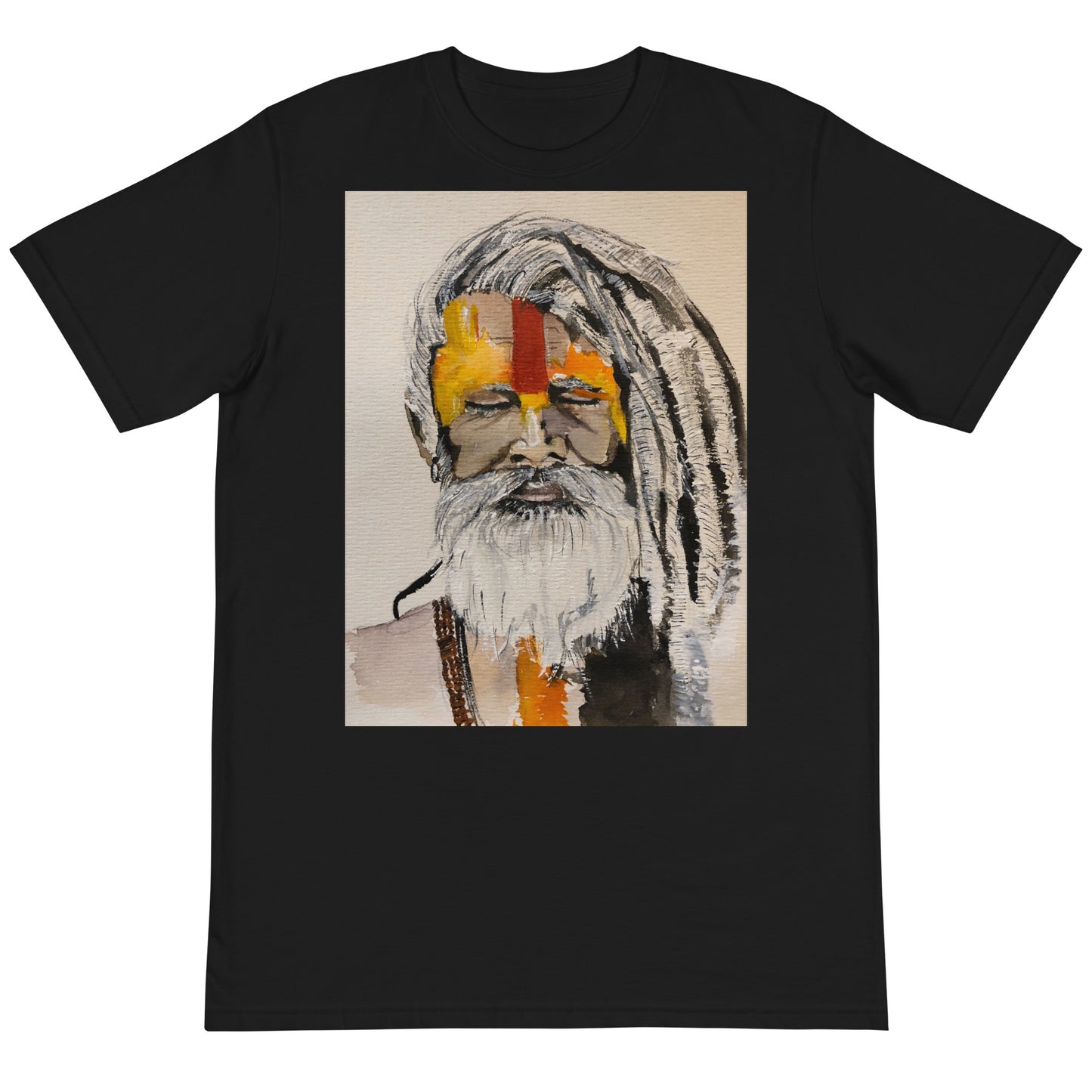 The Eyes - sustainable T-shirt - Black | White Organic T-shirt