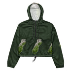 Green Foot - Women’s cropped windbreaker