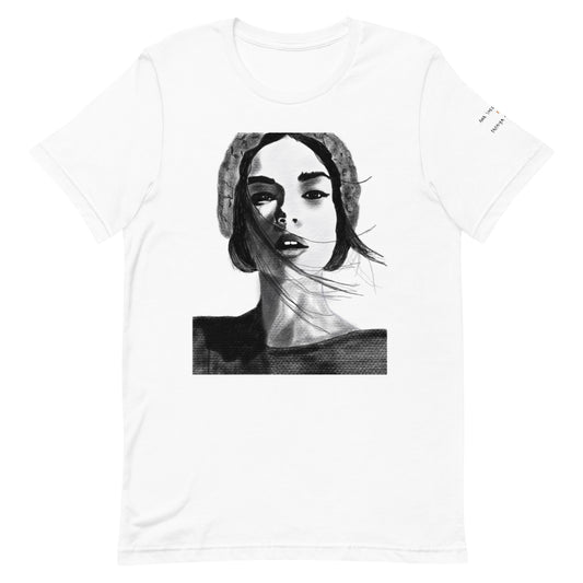 Pardon My Lips - White  t-shirt